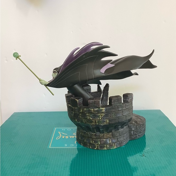 WDCC 1997 Disney Sleeping Beauty Maleficent Mistress of Evil Porcelain COA BOX - Picture 3 of 11